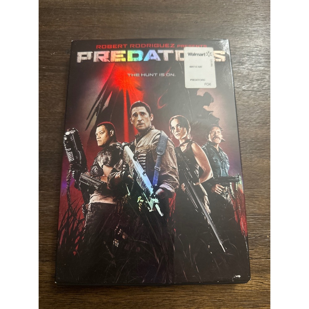 Predators DVD 2010 Robert Rodriguez Adrien Brody Sci-Fi Action Movie Slipcover